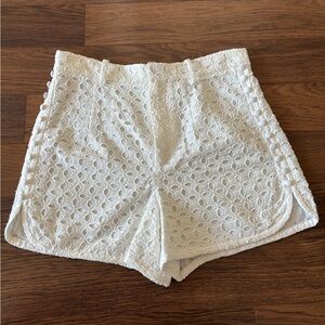 NWOT Zara Eyelet Shorts